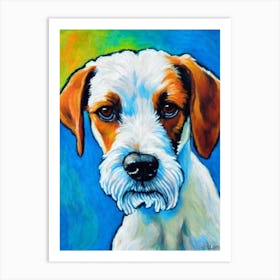 Fox Terrier (Smooth) Fauvist Style Dog Art Print