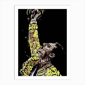 Freddie Mercury queen 7 Art Print