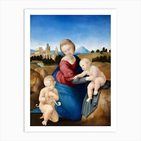 Madonna And Child 2 Art Print