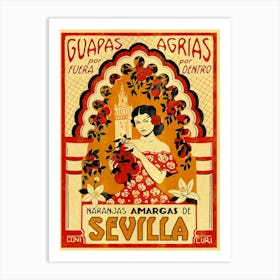 Oranges from seville Art Print