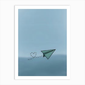 Paper Airplane Art Print