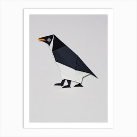 Penguin Origami Bird Art Print