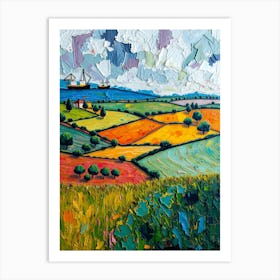 Landscape Painting 7 Art Print