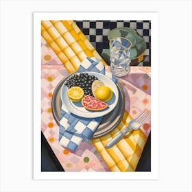 Caviar Still Life Painting Art Print