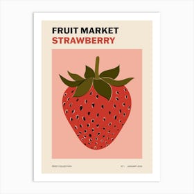 Fruit Market No. 1 Strawberry Art Print