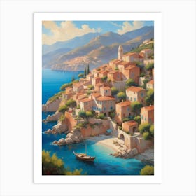 Village By The Sea 6 Art Print