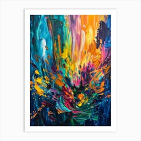 Abstract Painting 2354 Art Print