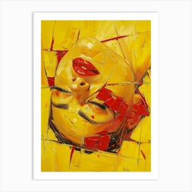 Woman'S Face 66 Art Print