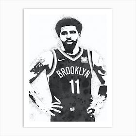 Kyrie Irving Brooklyn Nets Art Print