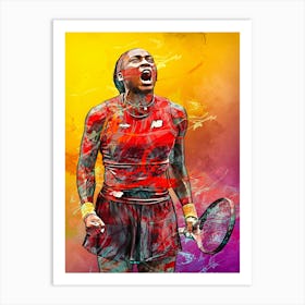 Coco Gauff 1 Art Print