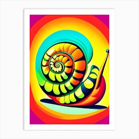 Ramshorn Snail  Pop Art Art Print
