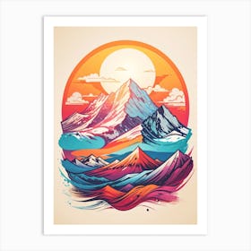 Mountain Landscape 4 Art Print