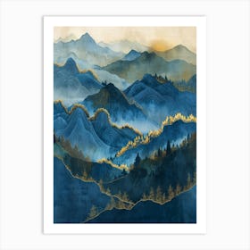 Chinese Mountains 69 Art Print