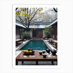 Chinese Garden 1 Art Print