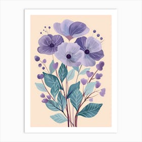 Watercolor Flowers 35 Art Print