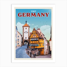 Germany Travel Poster Art Print