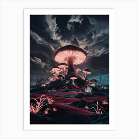 Mushroom Forest 2 Art Print