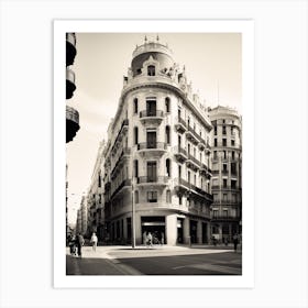 Valencia, Spain, Mediterranean Black And White Photography Analogue 3 Art Print