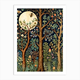 William Morris Bees In The Forest Art Print