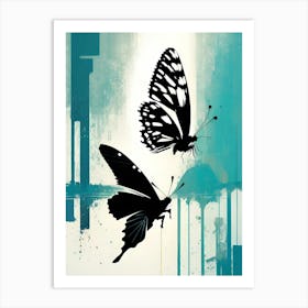 Butterflies In Flight 10 Art Print