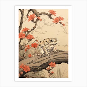 Vintage Japanese Toad 4 Art Print