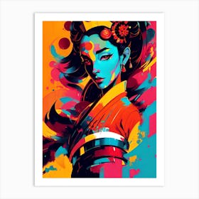 Geisha 89 Art Print