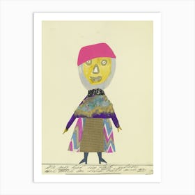 Girl In A Dress Art Print