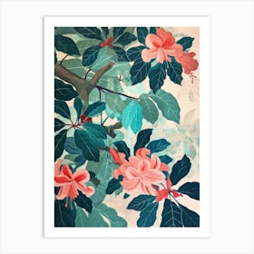 Hokusai Great Japan Botanical Japanese 22 Art Print