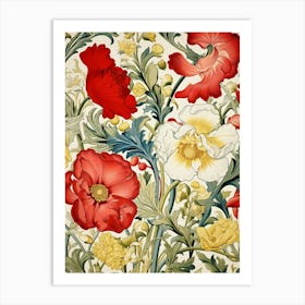 Victorian Wallpaper 3 Art Print