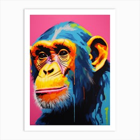 Monkey Pop Art 3 Art Print