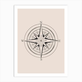 Compass 1 Art Print