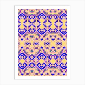 Abstract Pattern 123 Art Print