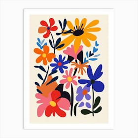 Flowers In The Garden 9 Art Print