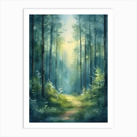 Forest Path 6 Art Print