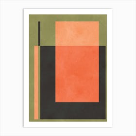 Expressive geometric harmony 3 Art Print