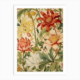 Floral Tapestry 7 Poster