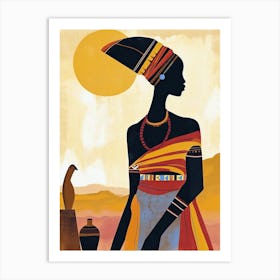 Africa Boho Art; The Valley Verse Art Print