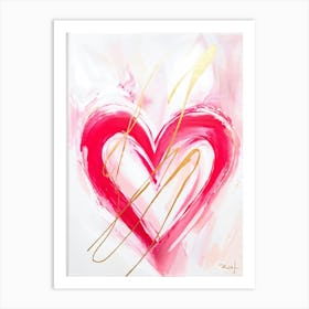 Heart Of Gold 3 Art Print