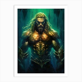 Aquaman Painting Art Print