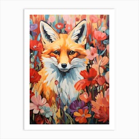 Botanical Fox Art Print