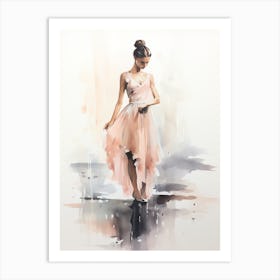 Ballerina Watercolor Art Print