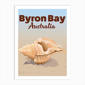 Byron Bay Australia Travel poster Art Print