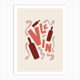 Le Vin French Wine Art Print