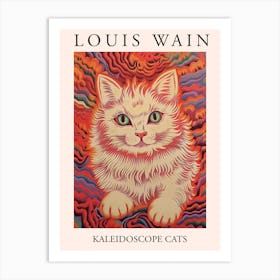 Louis Wain, Kaleidoscope Cats Poster 23 Art Print