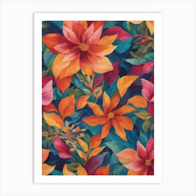 Floral Pattern Art Print