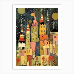 Castles In The Sky Art Print