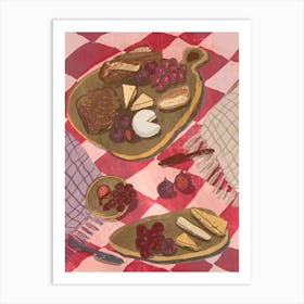 Cheese Picnic Art Print