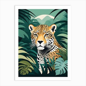 Jaguar In The Jungle 6 Art Print