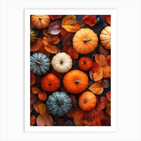 The Pumpkin Harvest 6 Art Print