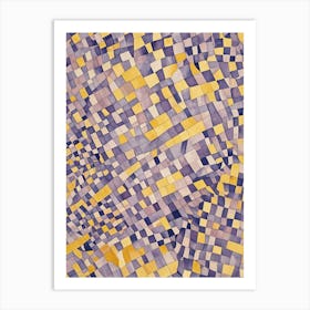 Lilac and Lemon no2 Art Print